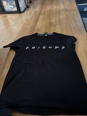 Old Navy Black 'FRIENDS' Logo Short Sleeve Tee